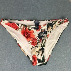VILEBREQUIN Floral Print Medium Coverage Bikini Bottom Size 6